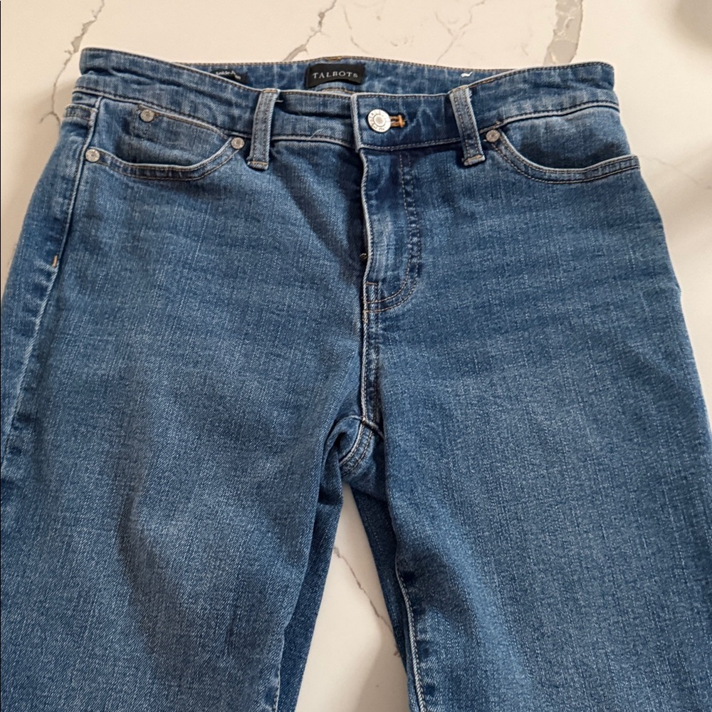 Talbots Classic Skinny Jeans in Medium Blue Wash - Picture 4 of 4